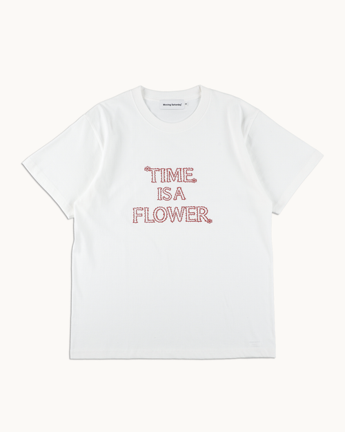 TIME IS A FLOWER TEE